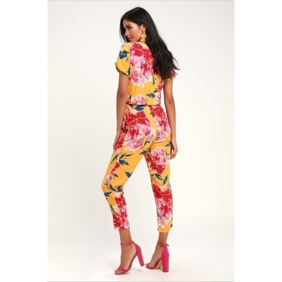LULUS Successful Statice Floral Print Jumpsuit - Picture 2 of 12